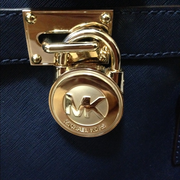 Michael Kors Hamilton Saffiano Leather Satchel - Picture 4 of 4